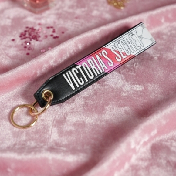 Victoria's Secret Accessories - Victoria's Secret Black and Pink Key Holder